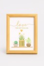 Фоторамка «Indoor plants», светлое дерево (13*18 см)