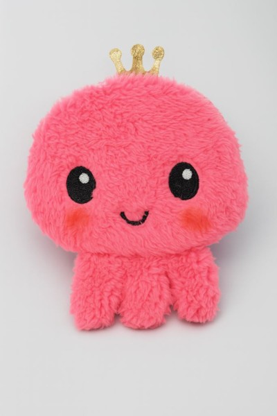 Кошелёк плюшевый "Pink Octopus", pink (12*12 см) 
