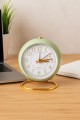 Часы-будильник «Loft lens», green (13,5х10 см)