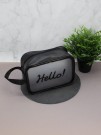 Косметичка "Hello", black (18х25х11 см)