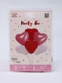 Набор воздушных шаров 6 шт. "With love", (25 см)