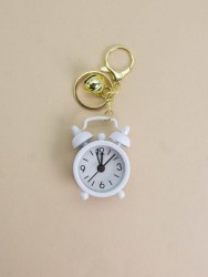 Брелок-часы "Just in time", white (6,5*3,5 см)