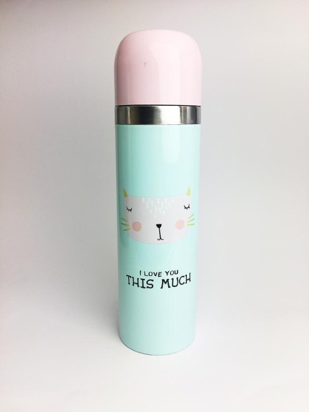 B-HS-6383-Z ТЕРМОС "This Much" blue 500ml 