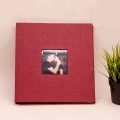 Фотоальбом с магнитными листами "Textile", red (28 х 27 см)
