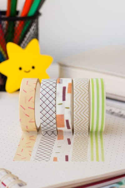 Набор декоративного скотча "Patterns", beige series, mix 