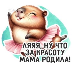 Кружка "Капибара. Ляяя… Ну что за красоту мама родила!", 320мл
