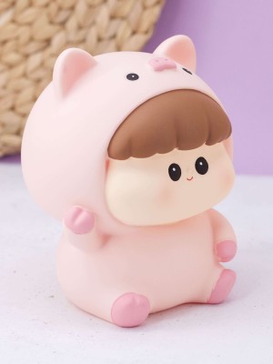 Копилка "Baby piggy", pink (16,5 см), пластик