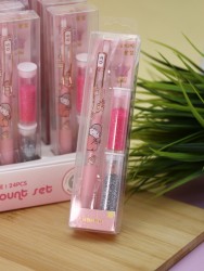 Клеевая ручка с блестками 2 цветов, "Magic Girl Handmade,  pink pen"