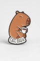 Значок металлический iLikeGift "Cafebara"