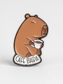 Значок металлический iLikeGift "Cafebara"