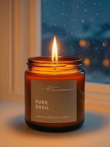 Свеча ароматическая "PURE BASIL" 90 гр. 