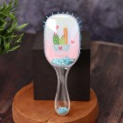 Расческа "Sequins cactus", pink-blue