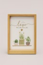 Фоторамка «Indoor plants», светлое дерево (15*20 см)