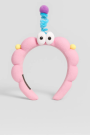 Плюшевый ободок для волос GIRLY "Funny", pink