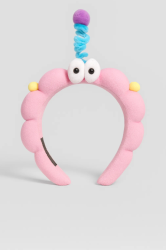 Плюшевый ободок для волос GIRLY "Funny", pink