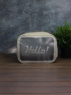 Косметичка "Hello", gray (18х25х11 см)