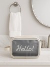 Косметичка "Hello", gray (18х25х11 см)