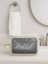 Косметичка "Hello", gray (18х25х11 см)