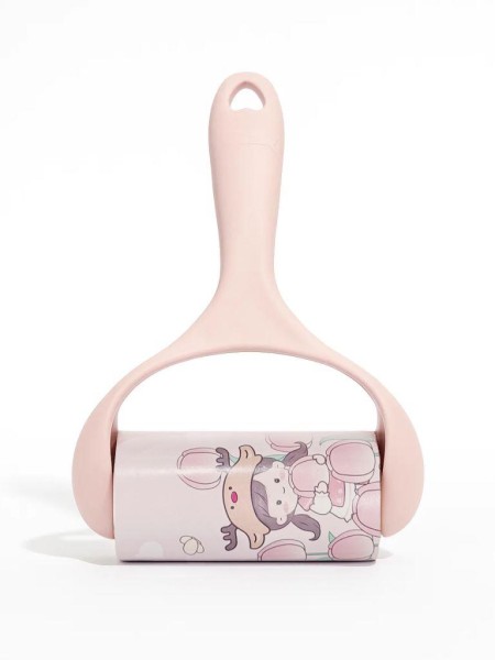 Ролик для чистки одежды iLikeGift "Girl and pink flower", 10 см*60 листов 