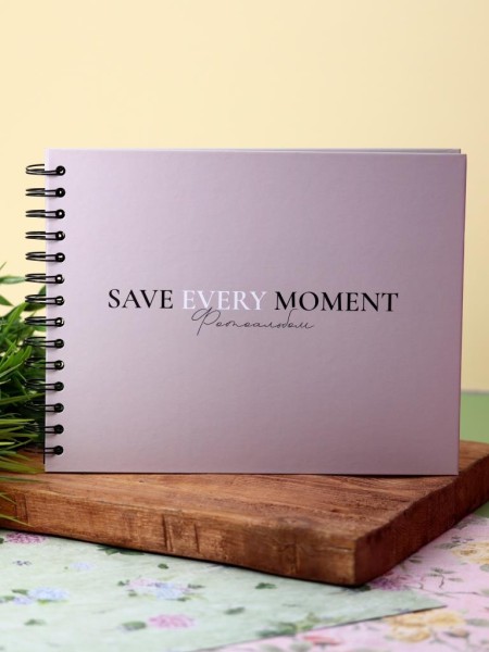 Фотоальбом "Save every moment", brown (24,5 х 19 см) 