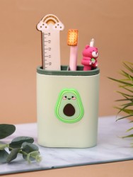 Органайзер для канцелярских принадлежностей "Happy avocado", green