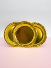 Набор бумажных тарелок 20 шт. "Golden party" (230 мм)