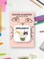 Значок ECO из дерева "Meowmaste"
