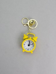 Брелок-часы "Just in time", yellow (6,5*3,5 см)