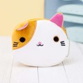 Кошелёк плюшевый "Smiling cat", brown (11,5*12,5 см)