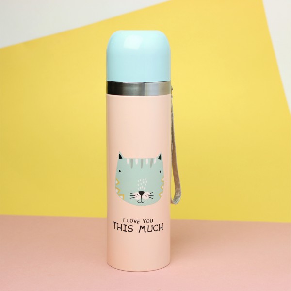 B-HS-6383-Z ТЕРМОС "This Much" pink 500ml 