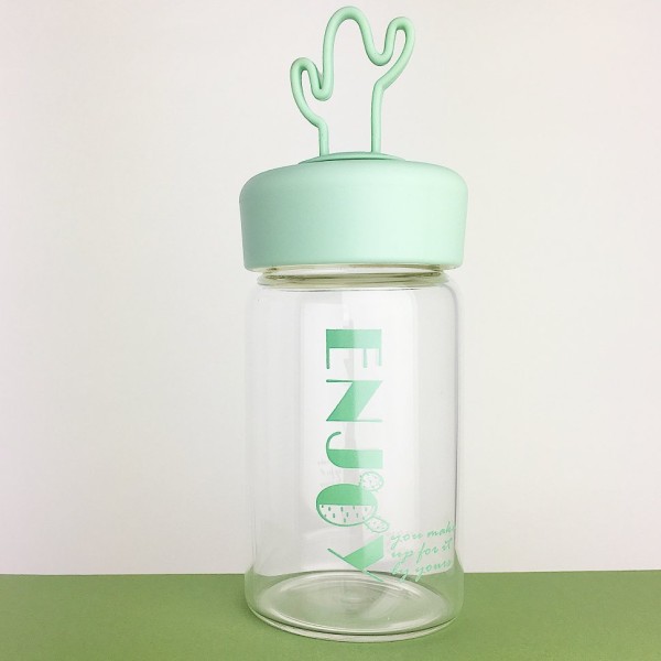 Бутылка "Enjoy" кактус green 