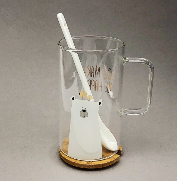 Кружка "You make me happy" (Bird) (450ml) 