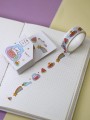 Декоративный скотч "Bear sleeping", white