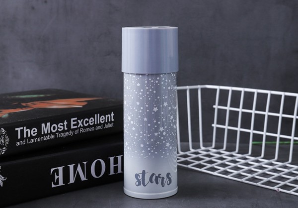 Термос "Stars" (320ml) gray 