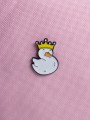 Значок металлический iLikeGift "Queen duck"