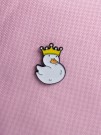 Значок металлический iLikeGift "Queen duck"
