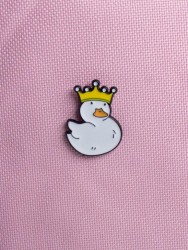Значок металлический iLikeGift "Queen duck"