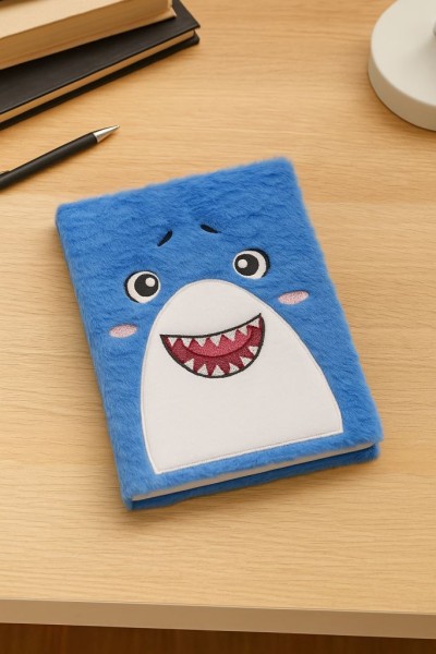 Блокнот плюшевый «Friendly Shark» (21,5*14,5 см) 