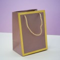 Пакет подарочный (XS) «Classic line», light brown (19.5*14.5*10)