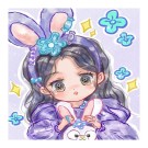 Алмазная мозаика  Draw Me! «Sweet girl», (20*20 см)
