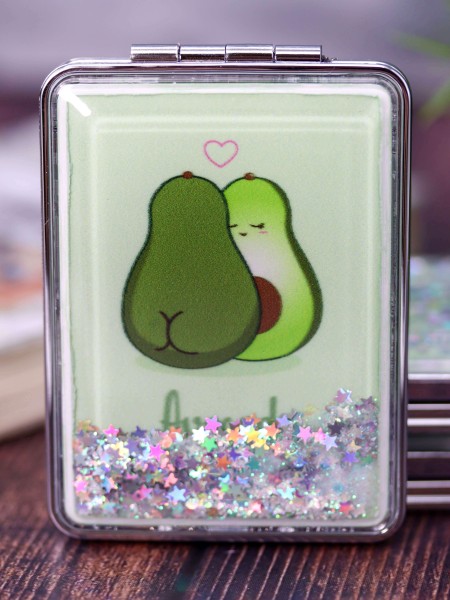 Зеркало "Love avocado" heart (01) 