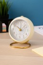 Часы-будильник «Loft lens», white (13,5х10 см)