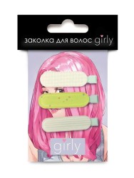 Заколка для волос GIRLY "Green Nude", green