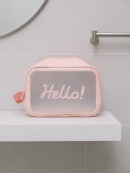 Косметичка "Hello", pink (18х25х11 см)