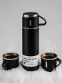 Набор из термоса и 2 чашек "Classic", black (500 ml)