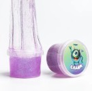 Слайм "Стекло", с фиолетовыми блестками (90гр)