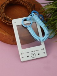 Футляр для карт с брелоком ПО ПЛАНУ. "Forever song", white