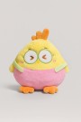 Мягкая игрушка "Chick in pants", pink, 18 см