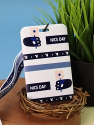 Футляр для карт на ленте "Nice day", flower