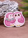 Брелок ECO из дерева "SOVA friends"